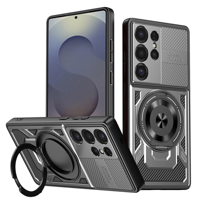 Husa Samsung Galaxy S25 Ultra Techsuit RuggedCam, gri