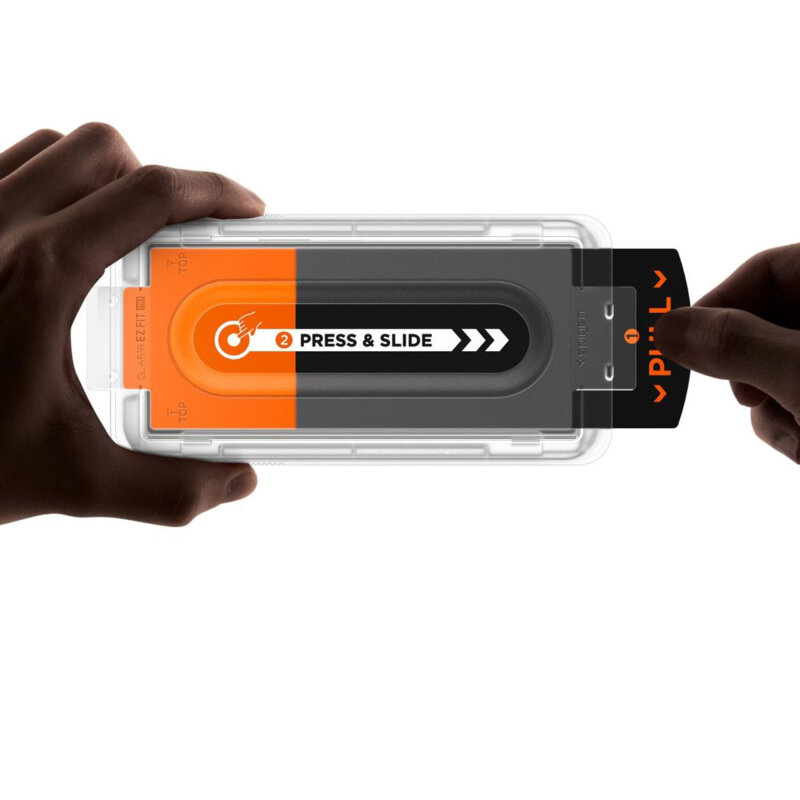 [Pachet 2x] Folie Samsung Galaxy Z Fold7 Spigen Glas.tR EZ Fit Pro HD, transparenta