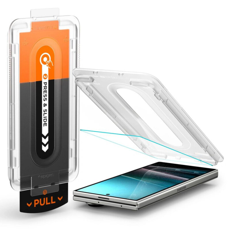 Folie Samsung Galaxy Z Fold7 Spigen Glas.tR EZ Fit Pro HD, transparenta