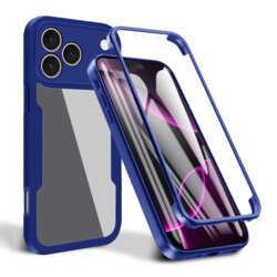 Husa 360° iPhone 17 Pro Max Techsuit ColorVerse, albastru