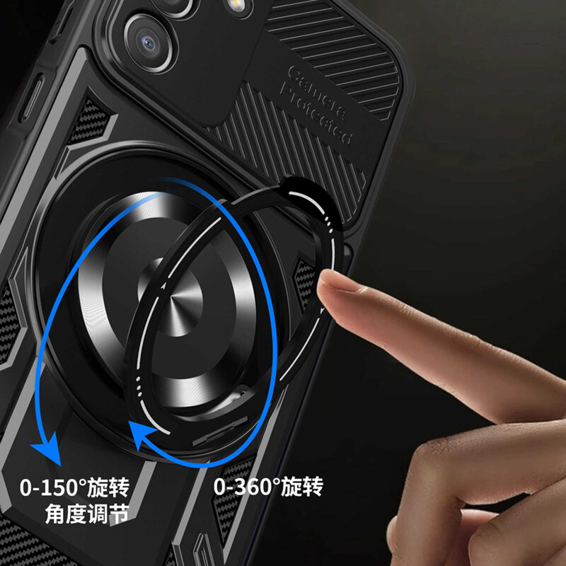 Husa Samsung Galaxy A26 5G Techsuit RuggedCam, gri