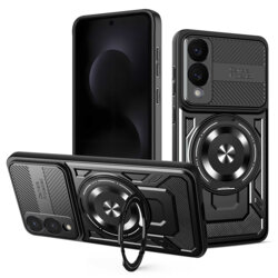 Husa Samsung Galaxy S25 Edge Techsuit RuggedCam, negru