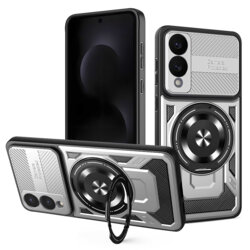 Husa Samsung Galaxy S25 Edge Techsuit RuggedCam, gri