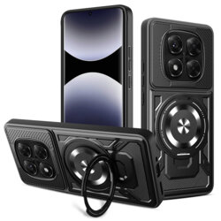 Husa Xiaomi Redmi Note 14 Pro 5G Techsuit RuggedCam, negru
