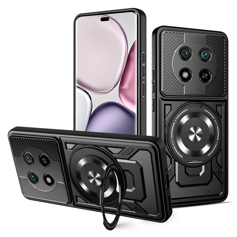 Husa Honor X9c Techsuit RuggedCam, negru