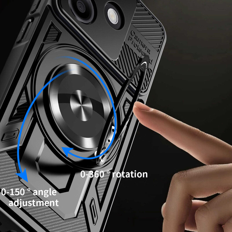 Husa Oppo A5 Pro 5G Techsuit RuggedCam, gri