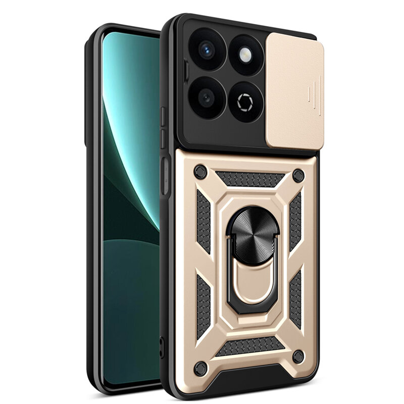 Husa Honor 200 Smart protectie camera Techsuit CamShield Series, auriu