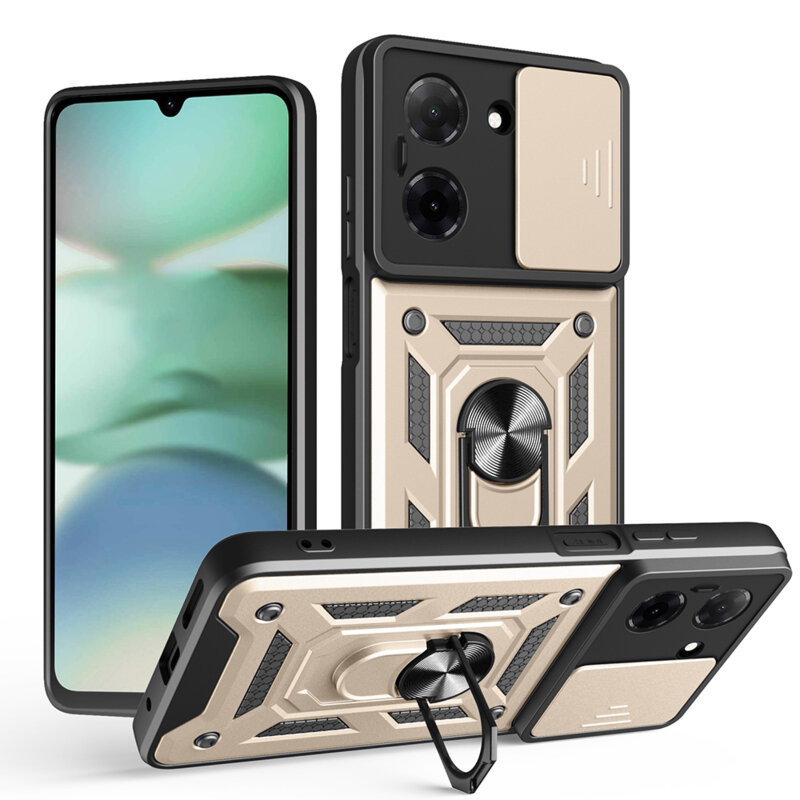 Husa Xiaomi Redmi A5 4G (Standard) protectie camera Techsuit CamShield Series, auriu