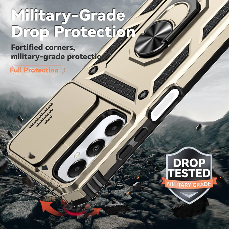 Husa Xiaomi Redmi Note 9S protectie camera Techsuit CamShield Series, auriu