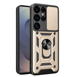 Husa Samsung Galaxy S25 Ultra protectie camera Techsuit CamShield Series, auriu