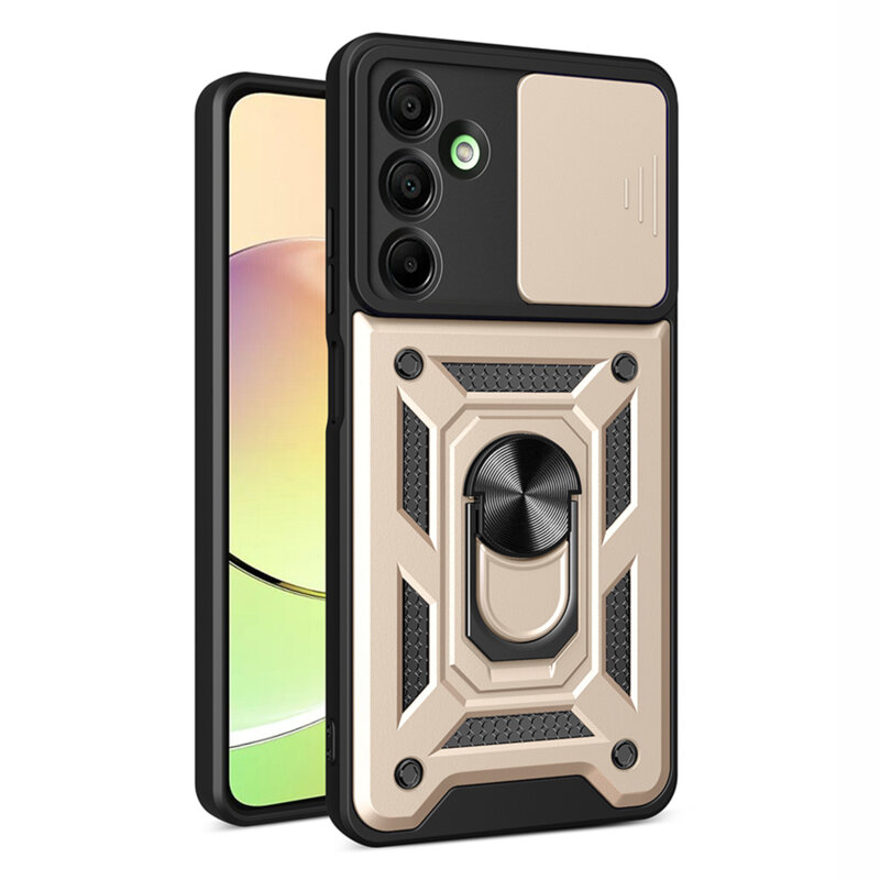 Husa Samsung Galaxy A16 4G protectie camera Techsuit CamShield Series, auriu