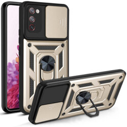 Husa Samsung Galaxy S20 FE 5G protectie camera Techsuit CamShield Series, auriu