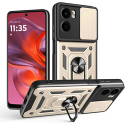 Husa Motorola Moto G05 protectie camera Techsuit CamShield Series, auriu