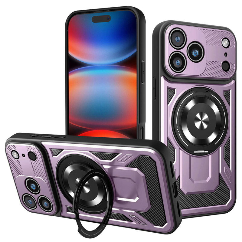 Husa iPhone 17 Pro Max Techsuit RuggedCam, mov