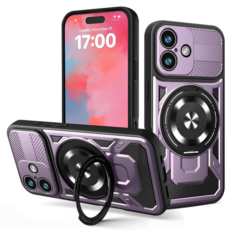 Husa iPhone 17 Techsuit RuggedCam, mov
