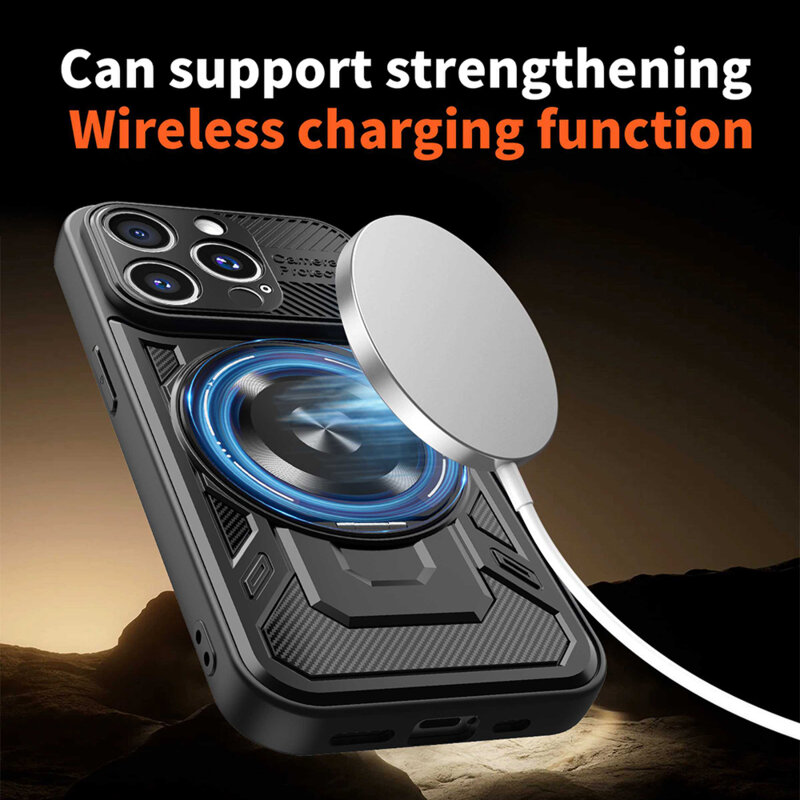 Husa iPhone 16 Pro Max Techsuit RuggedCam, mov