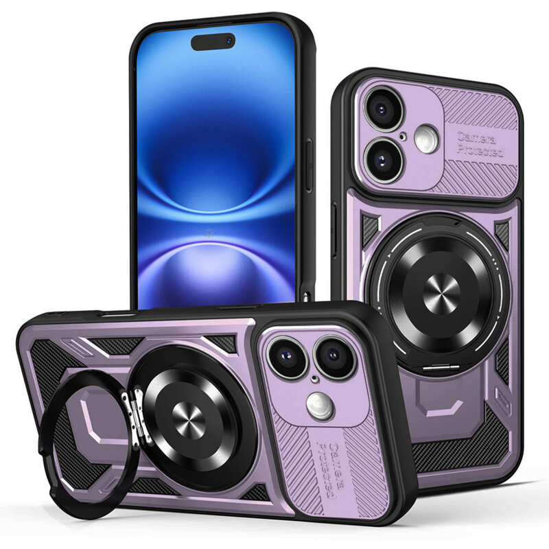 Husa iPhone 16 Plus Techsuit RuggedCam, mov