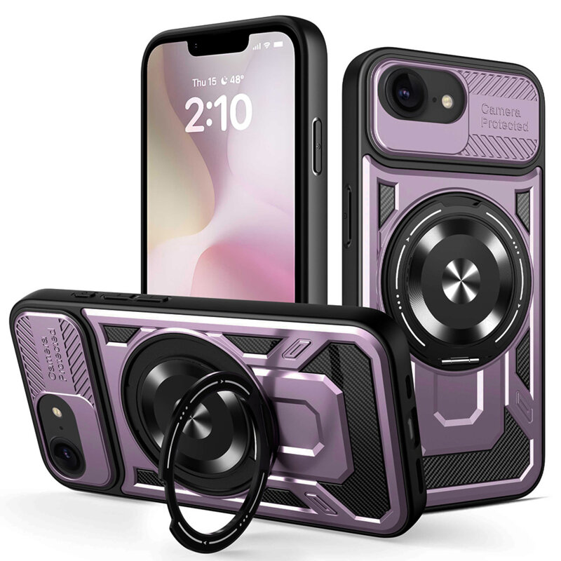 Husa iPhone 16e Techsuit RuggedCam, mov