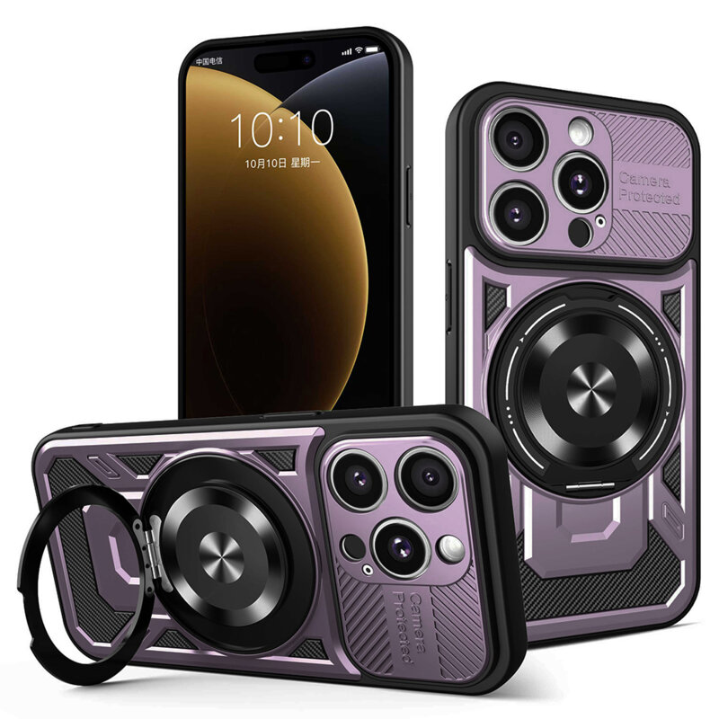 Husa iPhone 15 Pro Techsuit RuggedCam, mov