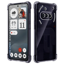 Husa Nothing Phone (3a) Techsuit Shockproof Clear Silicone, fumuriu