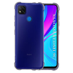 Husa Xiaomi Redmi 9C Techsuit Shockproof Clear Silicone, fumuriu