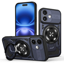 Husa iPhone 16 Plus Techsuit RuggedCam, albastru