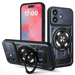 Husa iPhone 17 Techsuit RuggedCam, albastru