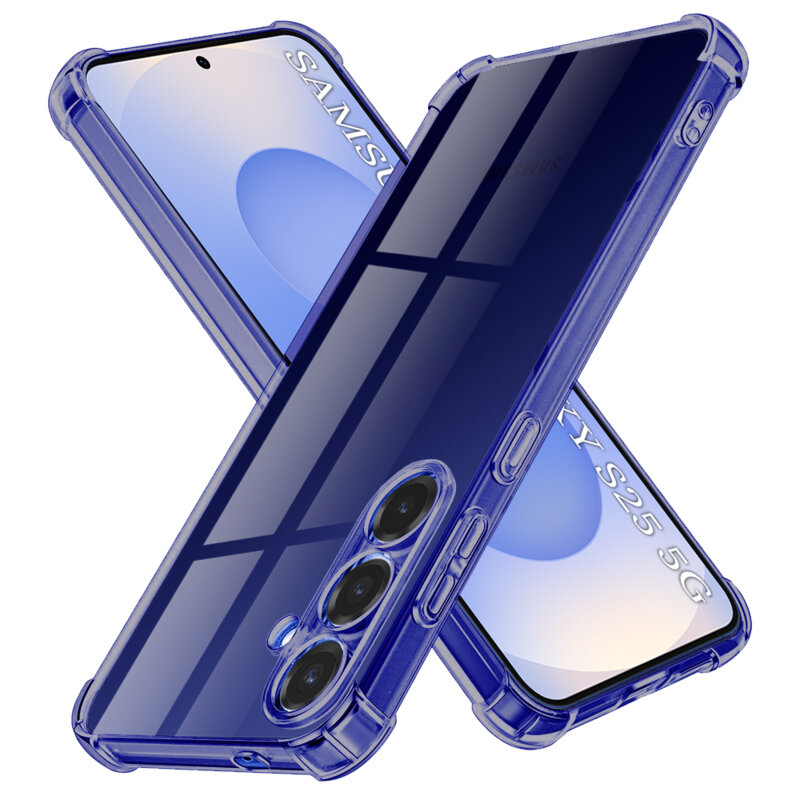 Husa Samsung Galaxy S25 Techsuit Shockproof Clear Silicone, fumuriu