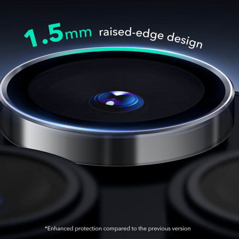 Folie sticla camera iPhone 17 Pro Max ESR Armorite Camera Lens Protectors, transparenta