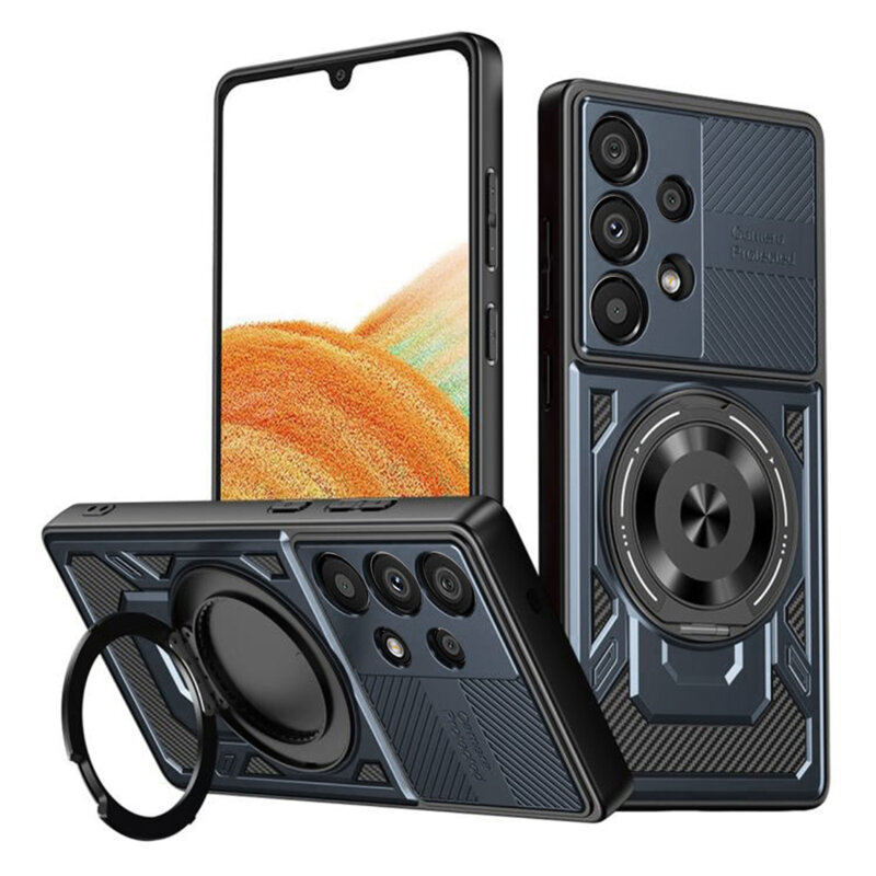 Husa Samsung Galaxy A33 5G Techsuit RuggedCam, albastru