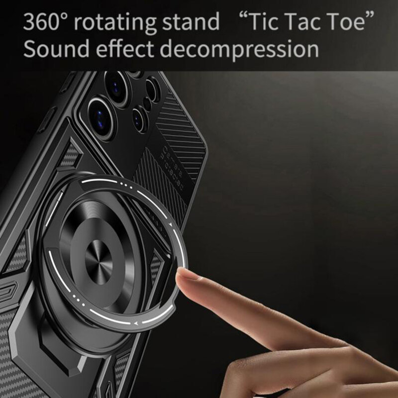 Husa Samsung Galaxy S23 Ultra Techsuit RuggedCam, albastru