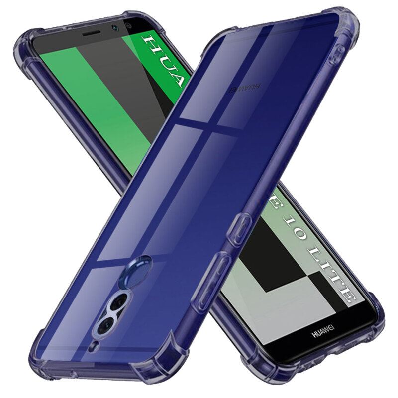 Husa Huawei Mate 10 Lite Techsuit Shockproof Clear Silicone, fumuriu