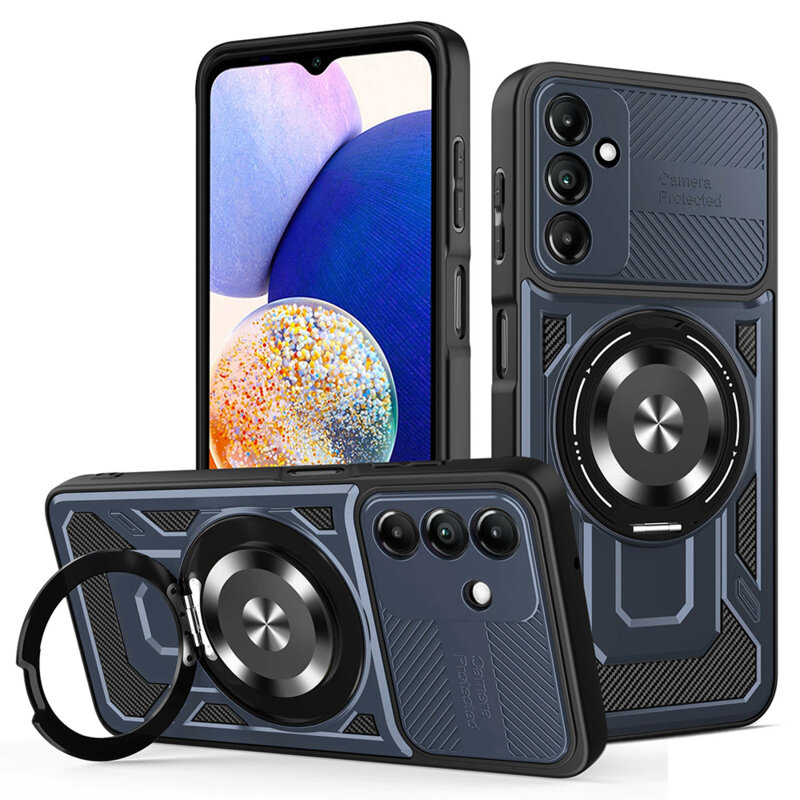 Husa Samsung Galaxy A14 4G Techsuit RuggedCam, albastru