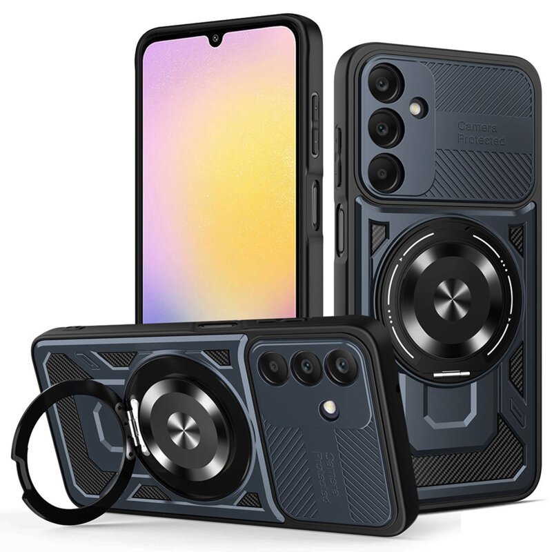 Husa Samsung Galaxy A25 5G Techsuit RuggedCam, albastru