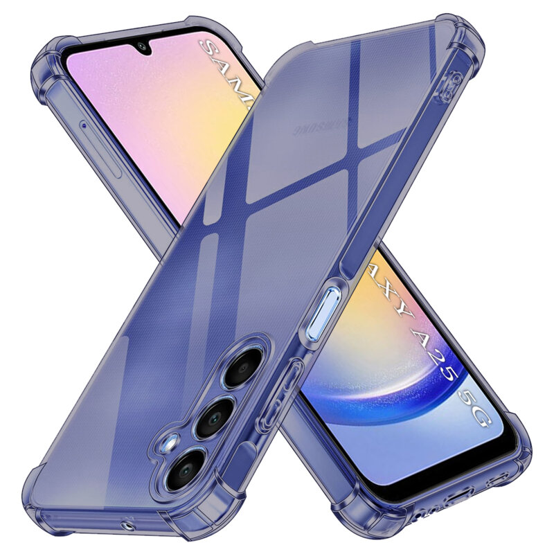 Husa Samsung Galaxy A25 5G Techsuit Shockproof Clear Silicone, fumuriu