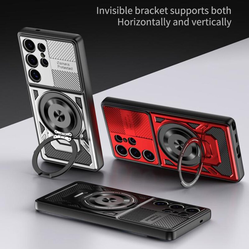 Husa Samsung Galaxy S25 Techsuit RuggedCam, albastru