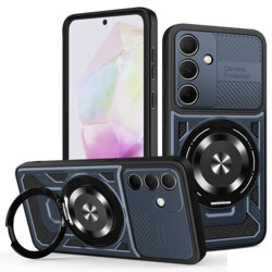 Husa Samsung Galaxy A35 5G Techsuit RuggedCam, albastru