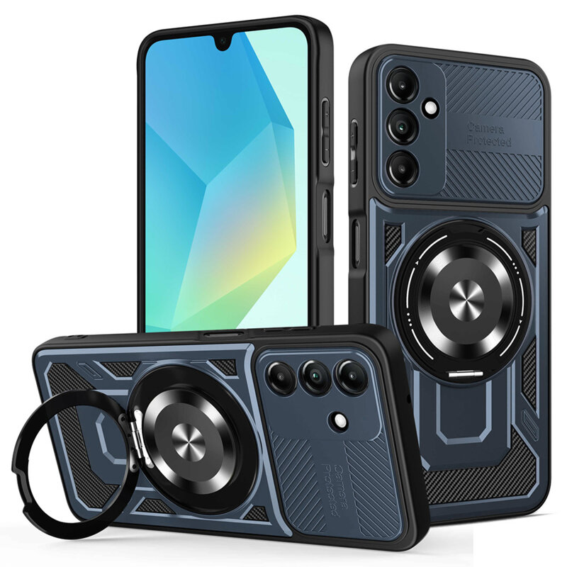 Husa Samsung Galaxy A16 5G Techsuit RuggedCam, albastru