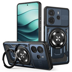 Husa Xiaomi Redmi Note 14 5G Techsuit RuggedCam, albastru