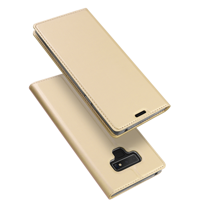 Husa Samsung Galaxy Note 9 Dux Ducis Flip Stand Book - Auriu