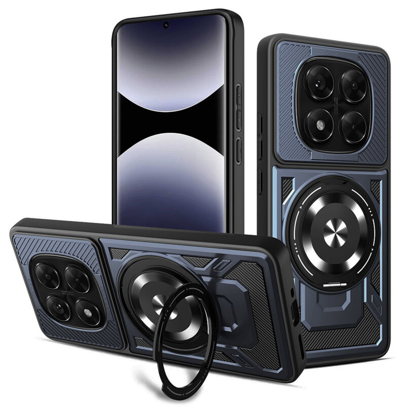 Husa Xiaomi Poco X7 Techsuit RuggedCam, albastru