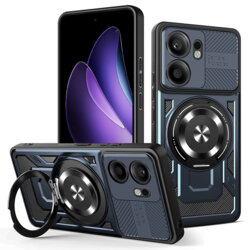 Husa Oppo Reno13 F 4G Techsuit RuggedCam, albastru