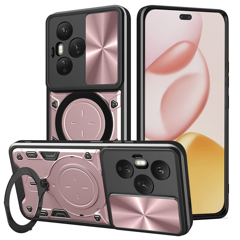 Husa Honor 400 Pro Techsuit CamGuard Pro, roz auriu