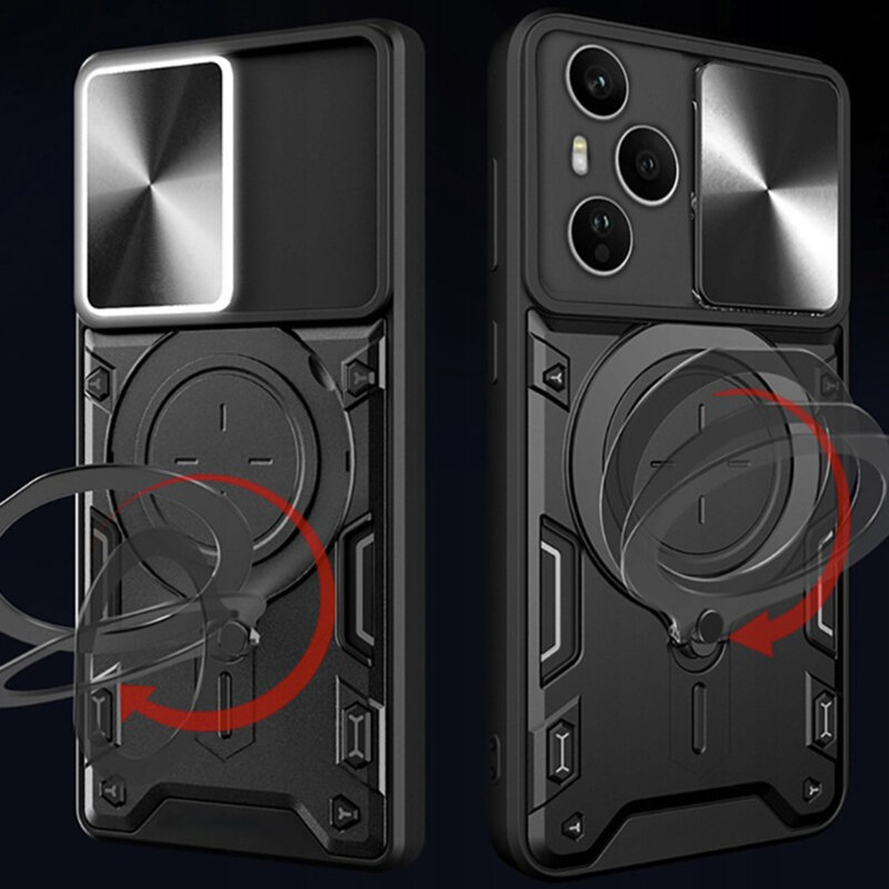 Husa Honor 400 Pro Techsuit CamGuard Pro, roz auriu