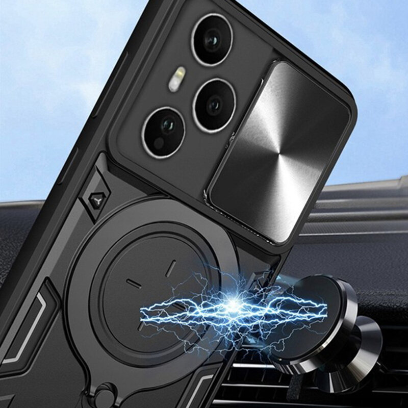 Husa Honor 400 Pro Techsuit CamGuard Pro, roz auriu