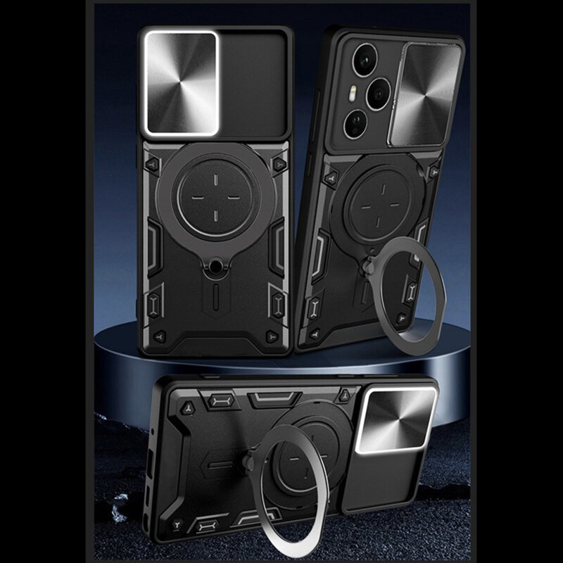 Husa Honor 400 Pro Techsuit CamGuard Pro, roz auriu