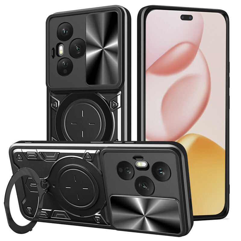 Husa Honor 400 Pro Techsuit CamGuard Pro, negru