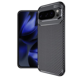 Husa Google Pixel 10 Pro XL Techsuit CarbonFiber, negru