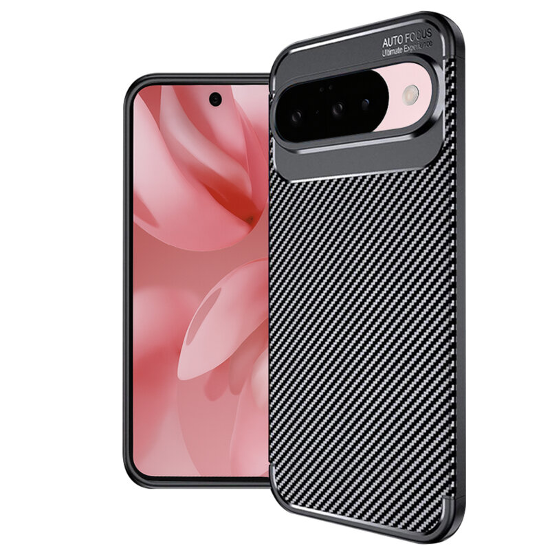 Husa Google Pixel 10 Techsuit CarbonFiber, negru