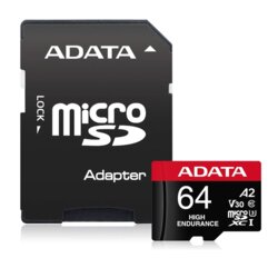 Card memorie 64GB Micro SDXC Adata, AUSDX64GUI3V30SHA2